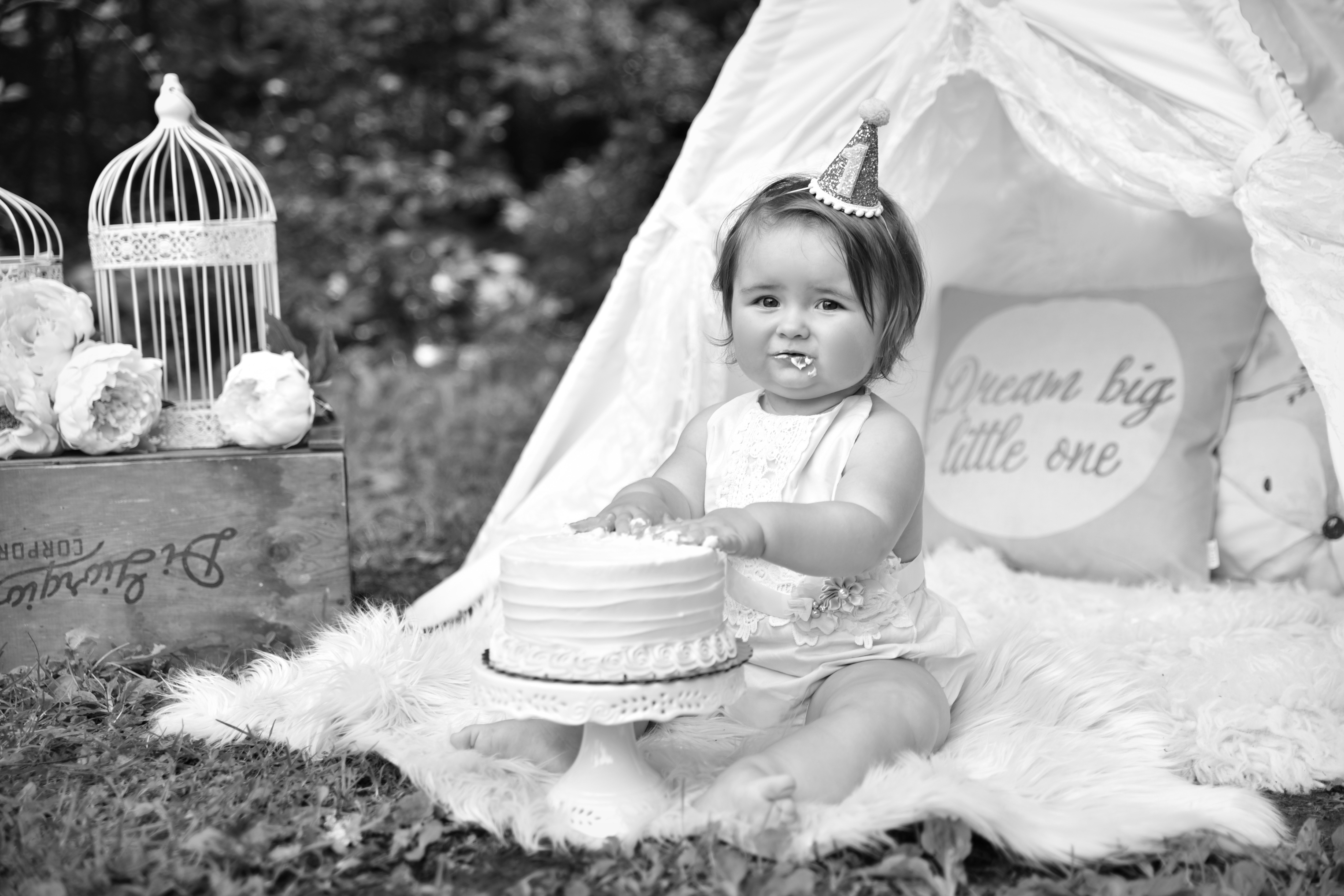 One Year Birthday Portrait 4 1 - Portfolio: Cake Smash