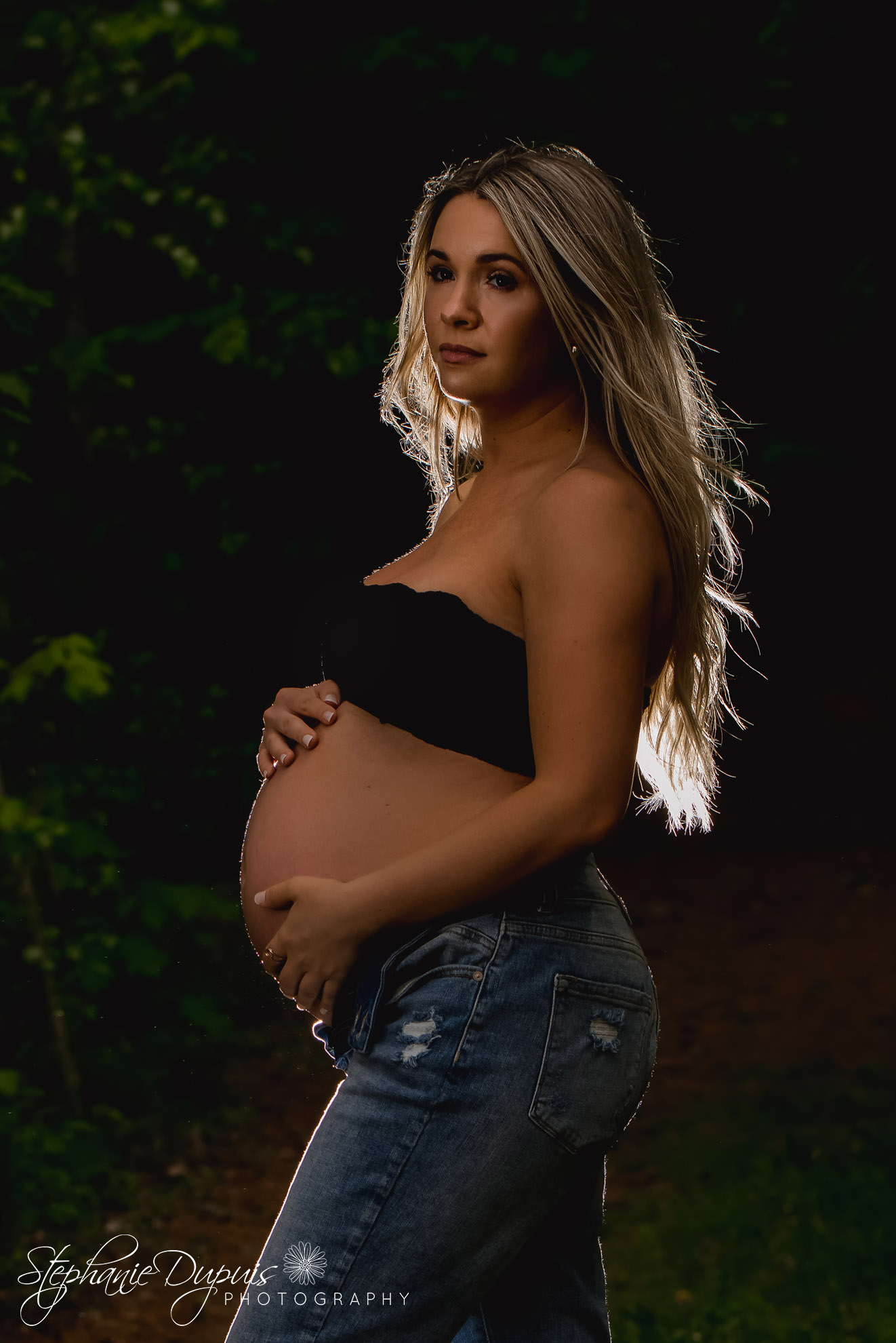 Amber Calhoun 8 - Portfolio: Amber Maternity Boudoir Session
